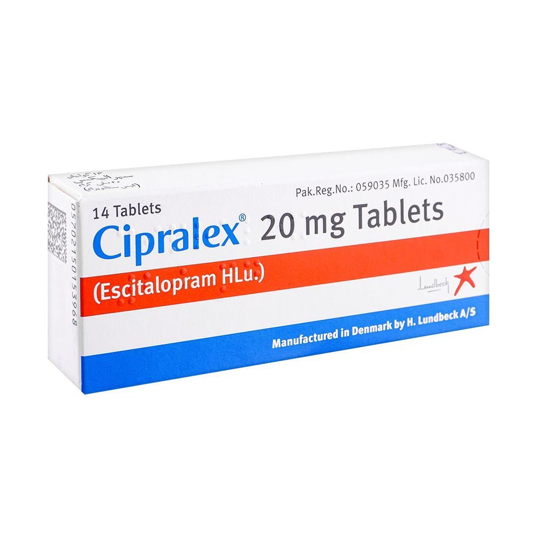 Cipralex Tablets 20mg, 14 Ct - Lundbeck