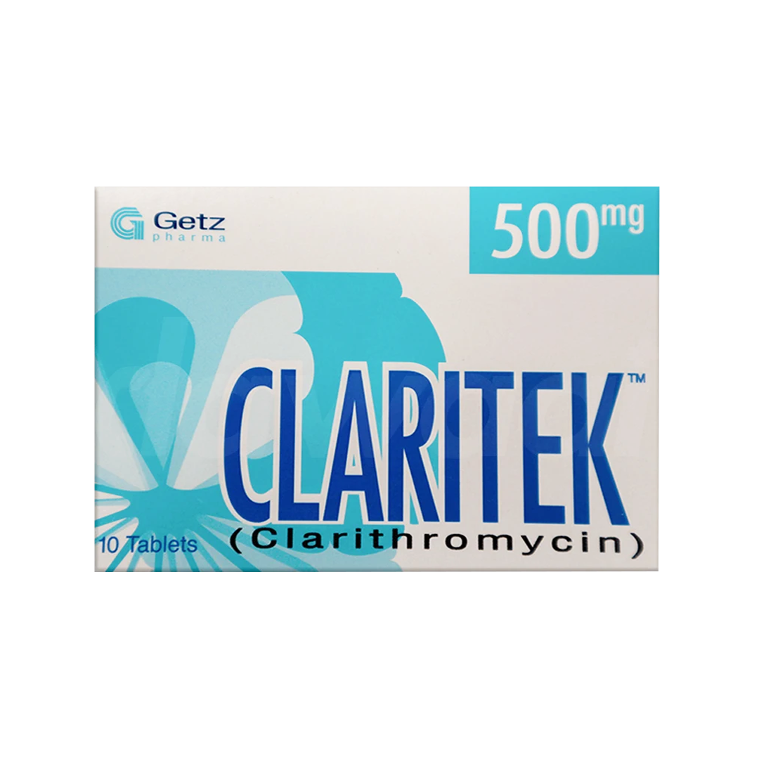 Claritek Tablet 500mg, 10 Ct - Getz Pharma