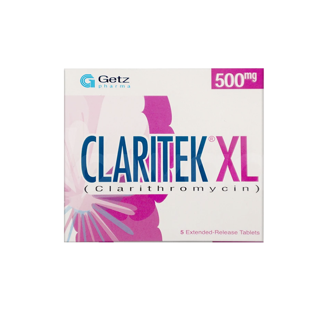 Claritek XL Tablet 500mg, 5 Ct - Getz Pharma