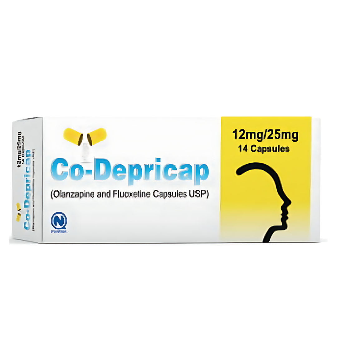 Co-Depricap (Olanzapine & Fluoxetine) 12 mg/25 mg, 14 Ct - Nabiqasim