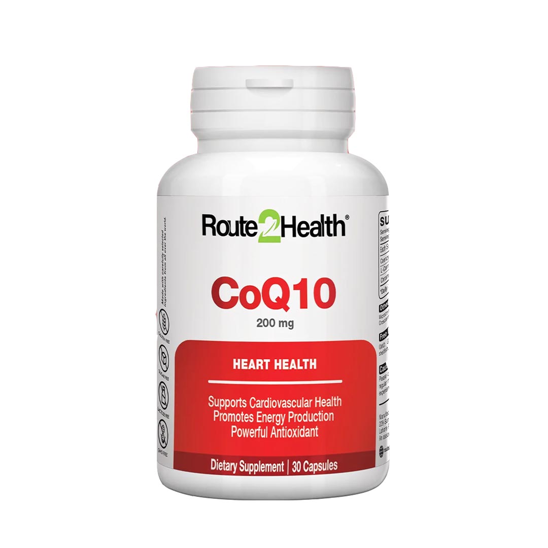 CoQ10 200mg, 30 Ct - Route2Health