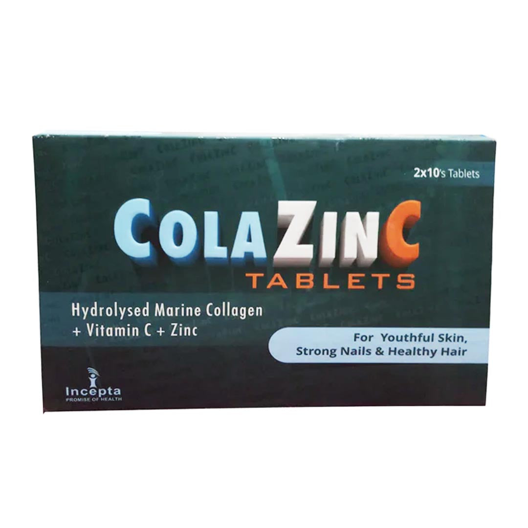 Colazinc Tablets, 20 Ct - Incepta Pharma