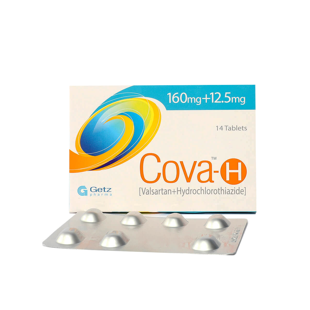 Cova H Tablet 160/12.5mg, 14 Ct - Getz Pharma