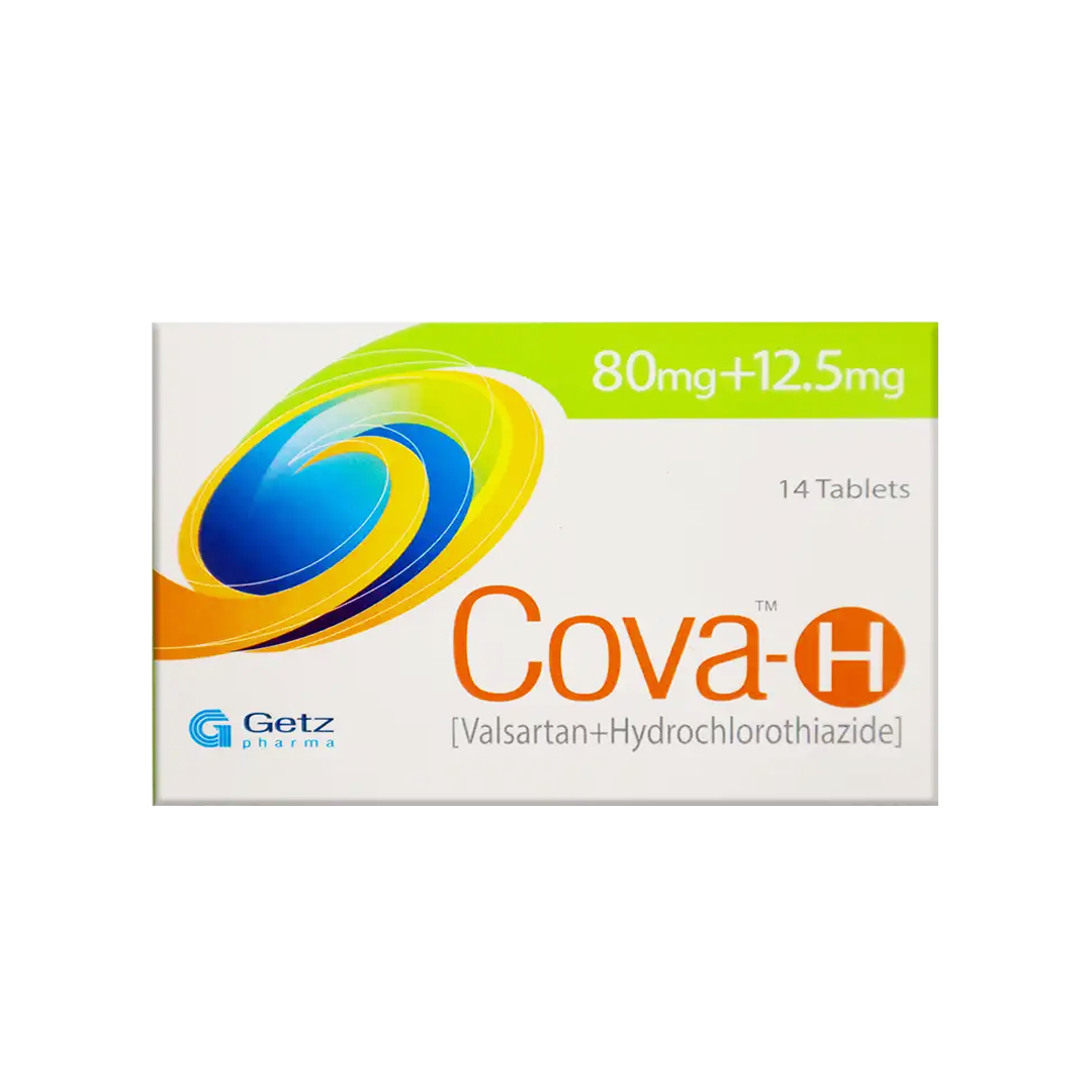 Cova H Tablet 80/12.5mg, 14 Ct - Getz Pharma