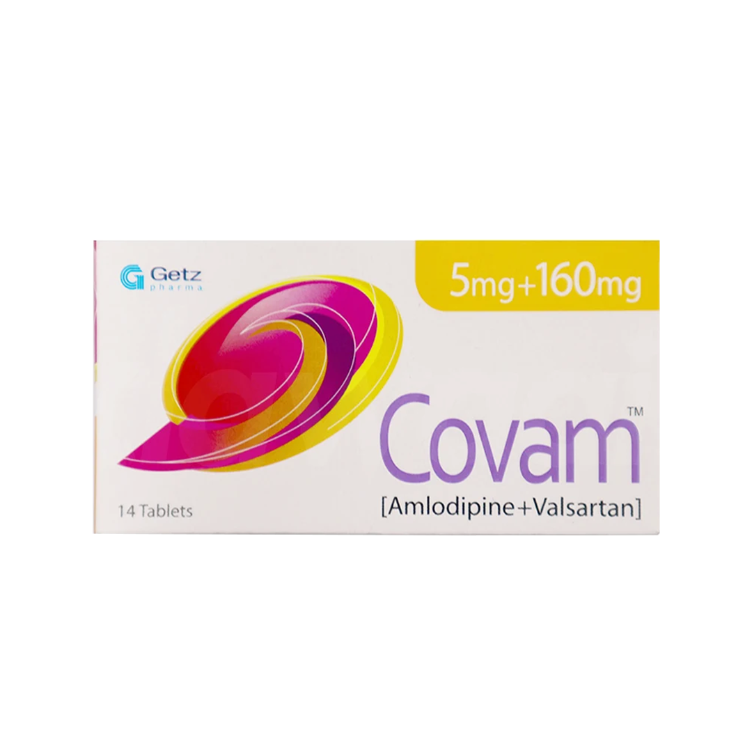Covam Tablet 5/160mg, 14 Ct - Getz Pharma