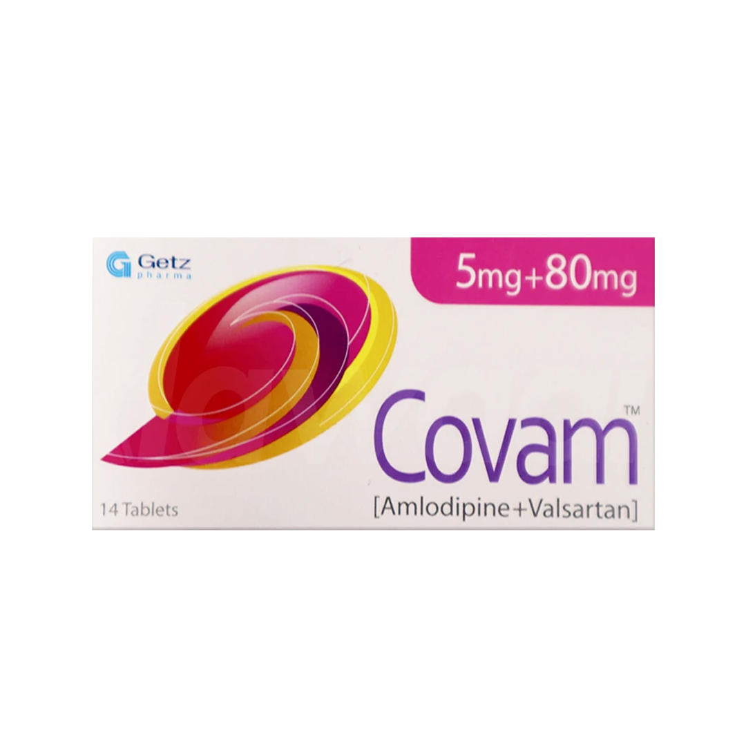 Covam Tablet 5/80mg, 14 Ct - Getz Pharma