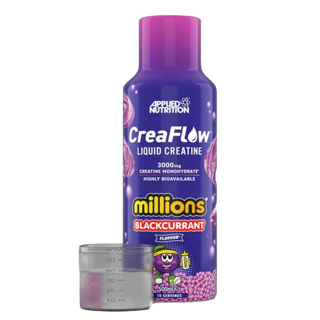 CreaFlow Liquid Creatine Millions Blackcurrant 3000mg 500ml Applied Nutrition