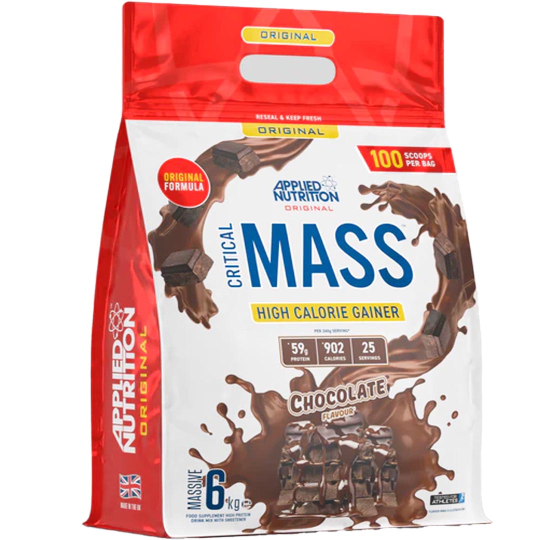Critical Original Mass Gainer Chocolate 6kg Applied Nutrition