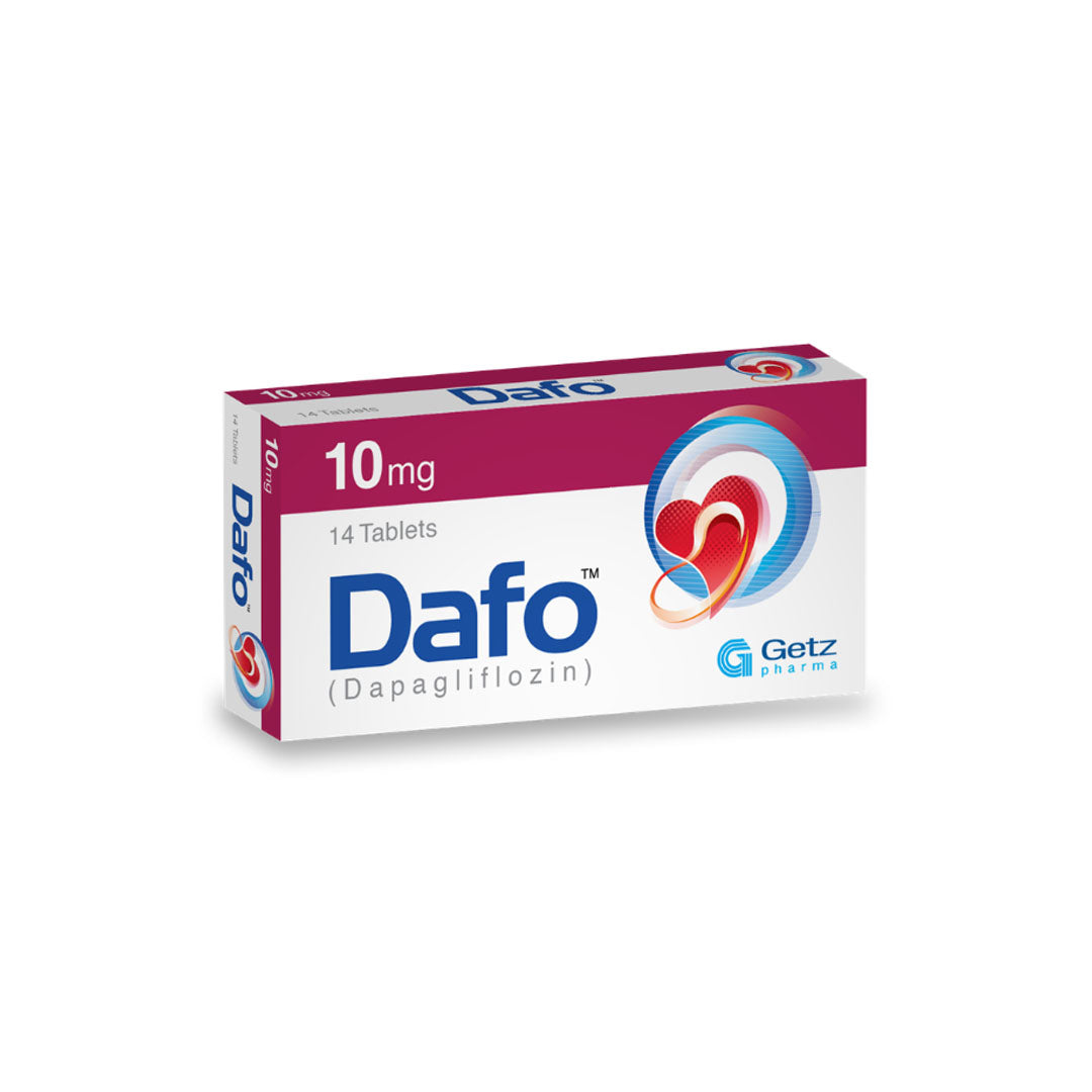 Dafo (Dapagliflozin) 10mg, 14 Ct - Getz Pharma
