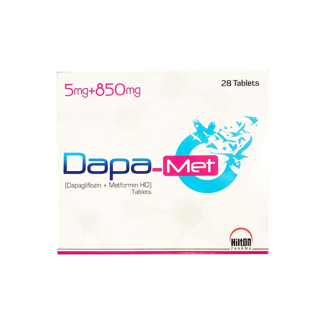 Dapa-Met Tablet 5mg_850mg_28Ct-Hilton