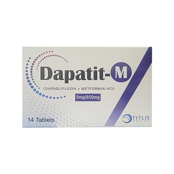 Dapatit-M Tablets 5/850mg, 14 Ct - Titlis
