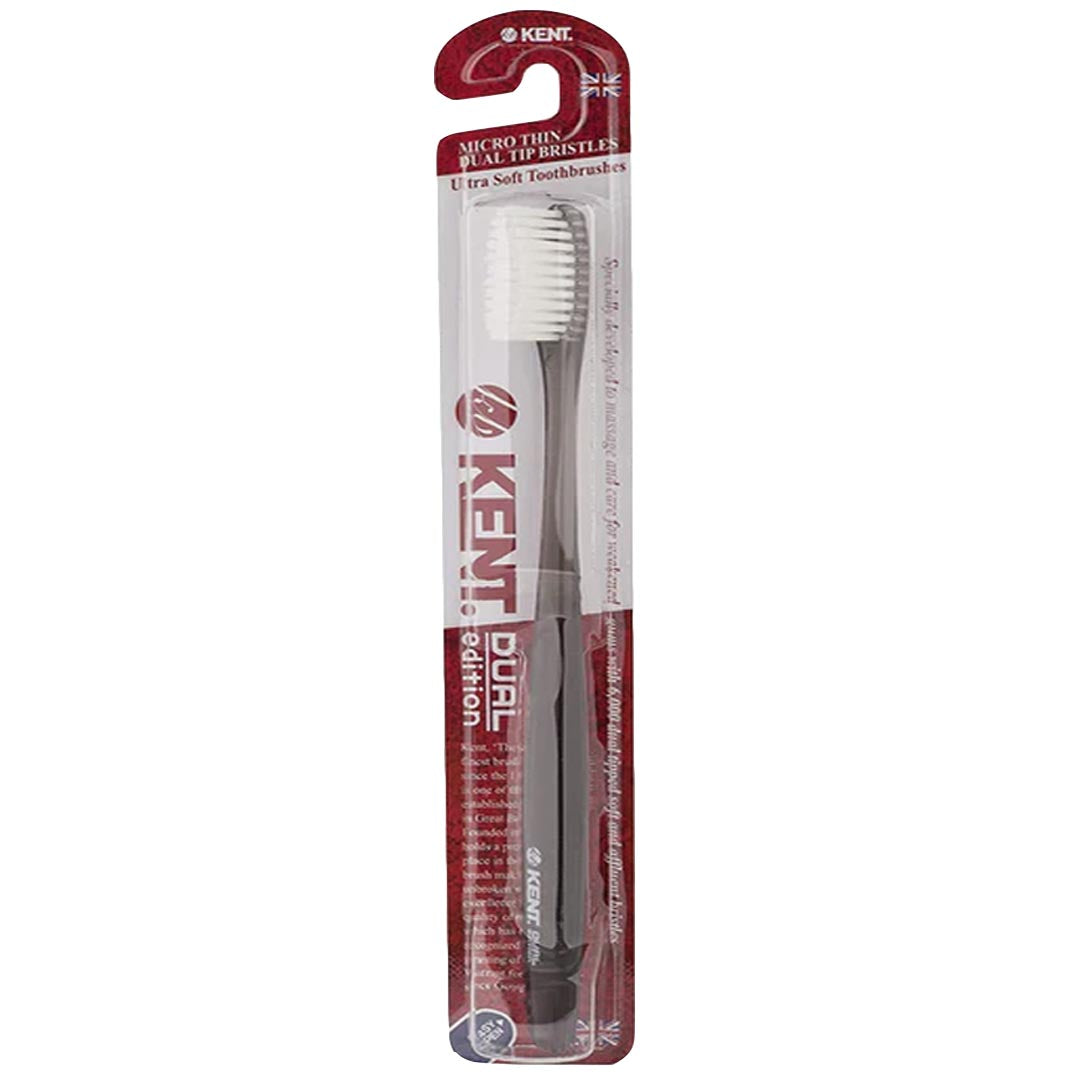 Kent Dual Edition Ultra Soft Toothbrush, 1 Ct
