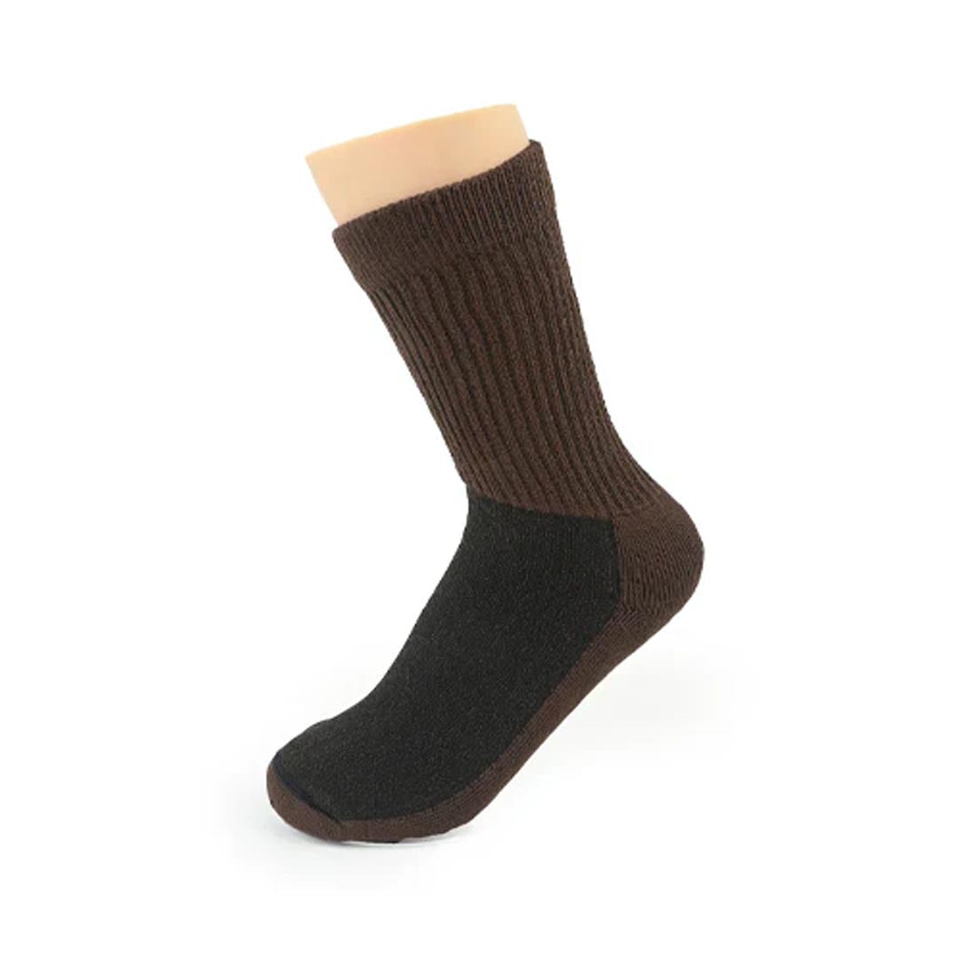 Diabetic Socks Brown Size 9-11 Sockoye