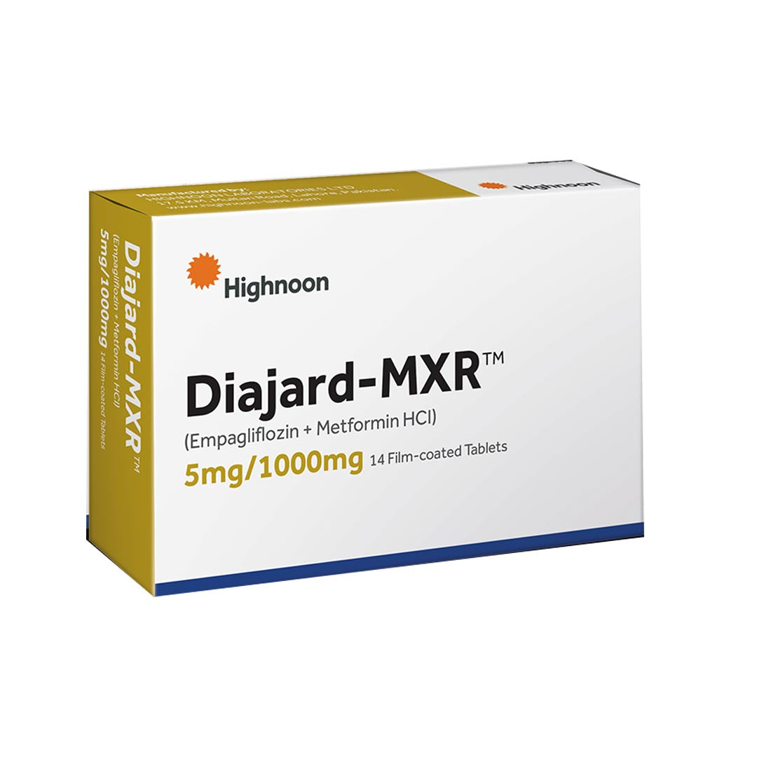Diajard-MXR 5mg/1000mg Tablets, 14 Ct - Highnoon
