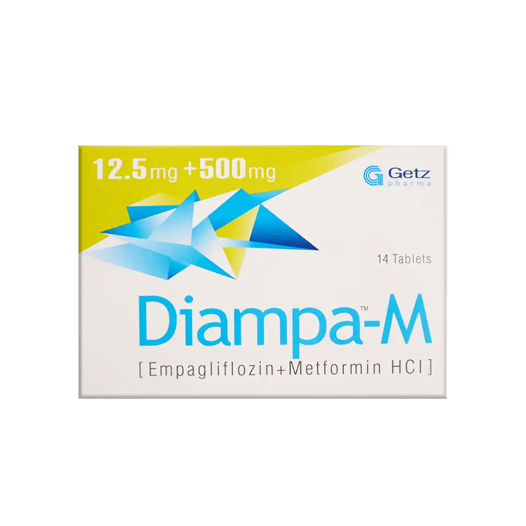 Diampa-M (Empagliflozin/Metformin) 12.5/500mg, 14 Ct - Getz Pharma