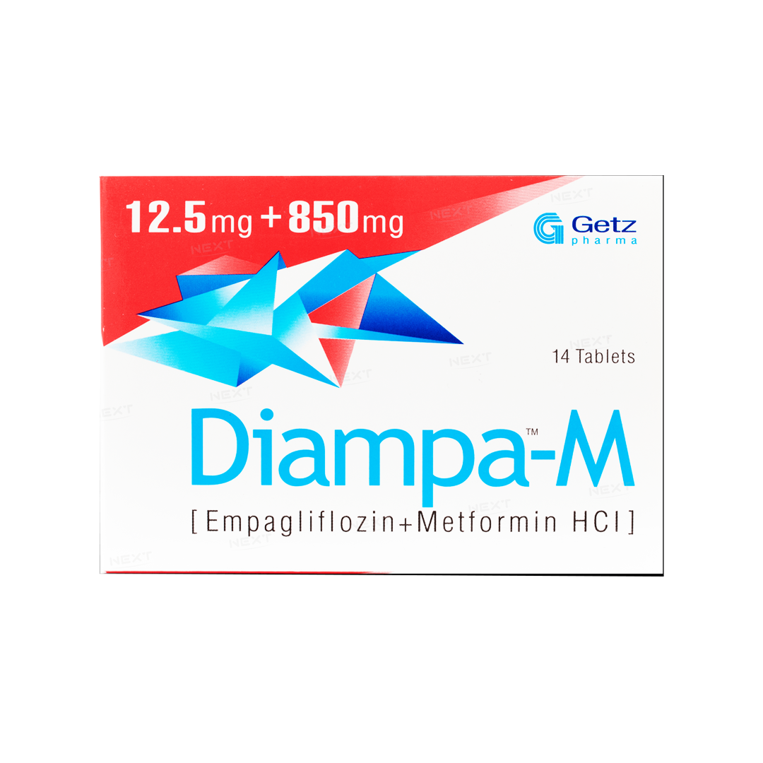 Diampa-M (Empagliflozin/Metformin) 12.5/850mg, 14 Ct - Getz Pharma