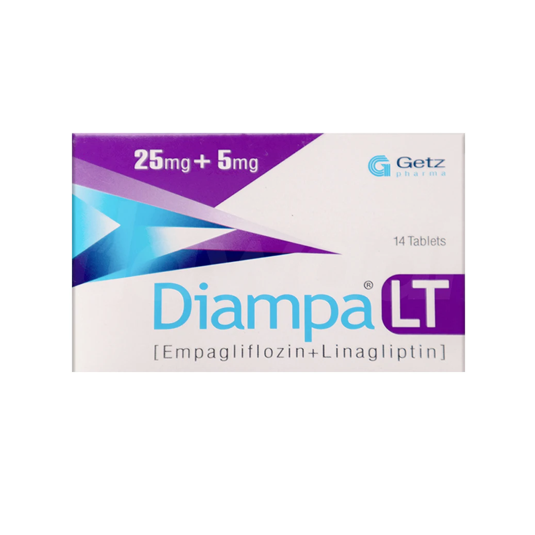 Diampa LT (Empagliflozin/Linagliptin) 25/5mg, 14 Ct - Getz Pharma