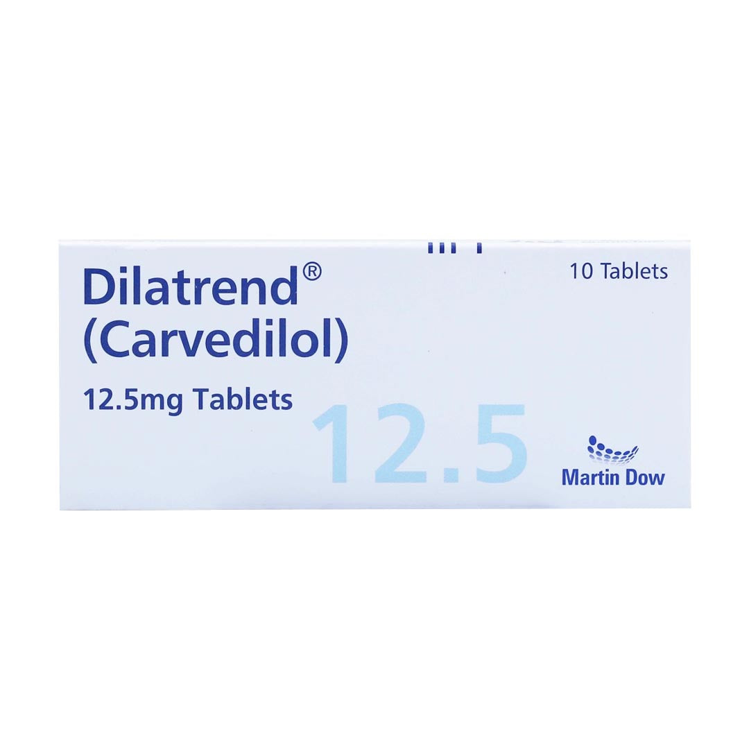 Dilatrend Tablets 12.5mg, 10 Ct - Martin Dow
