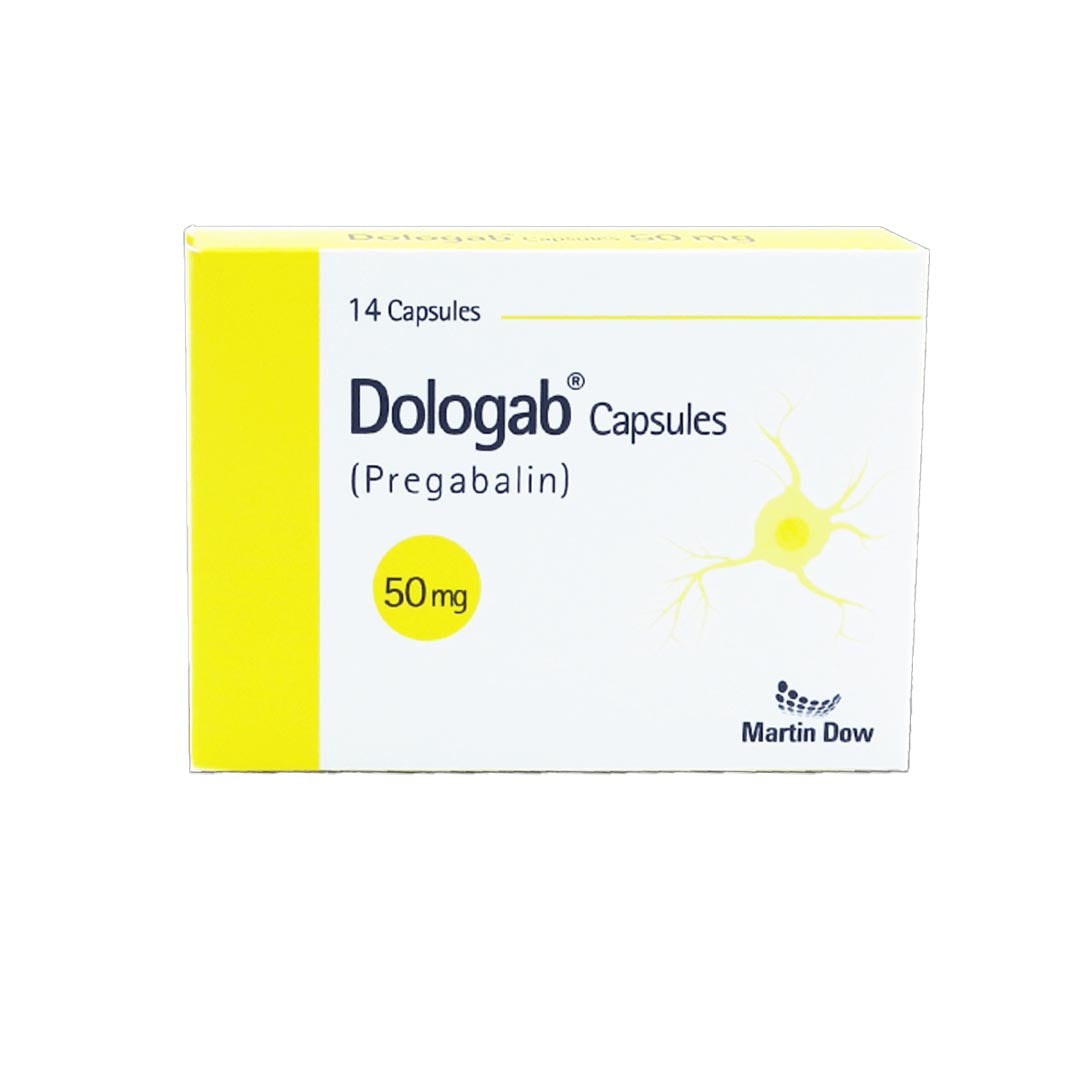 Dologab (Pregabalin) 50mg, 14 Ct - Martin Dow