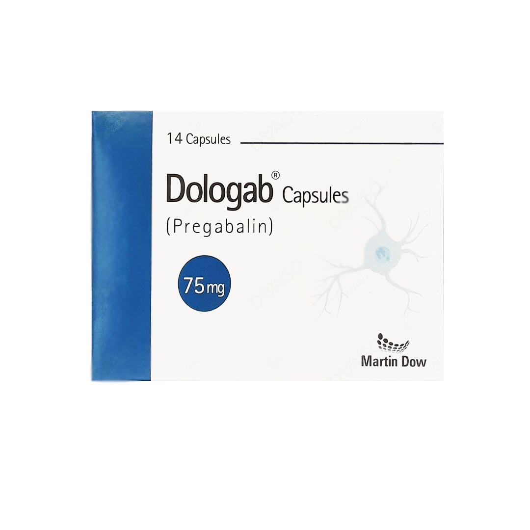 Dologab (Pregabalin) 75mg, 14 Ct - Martin Dow