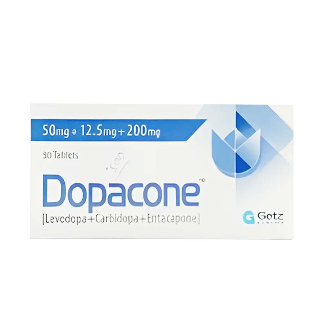 Dopacone Tablet 50/12.5/200mg, 30 Ct - Getz Pharma