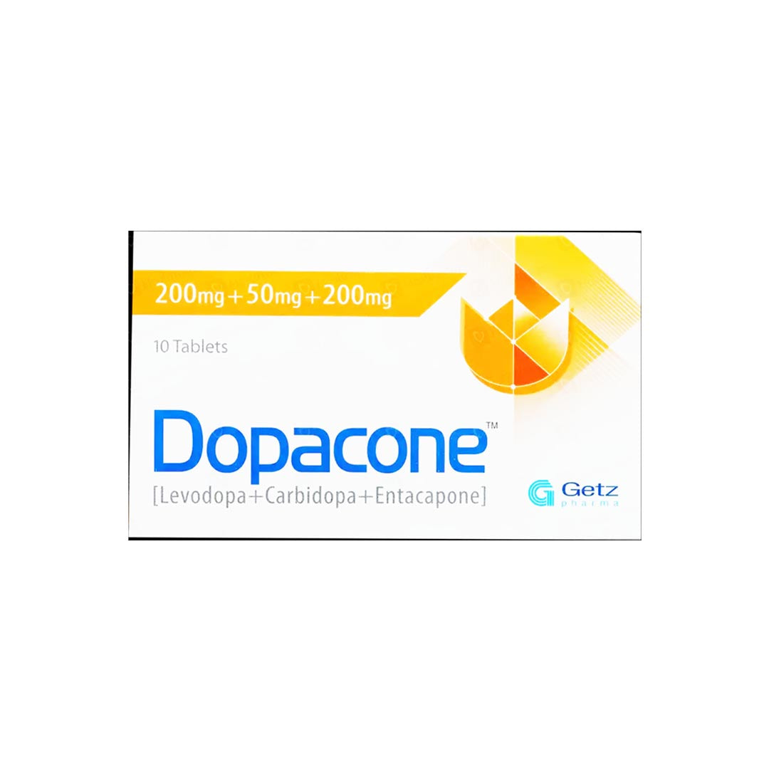 Dopacone Tablet 200-50-200mg_10 Ct-Getz Pharma