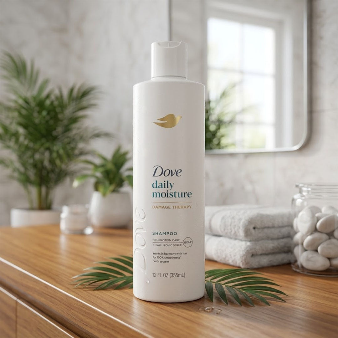 Dove Daily Moisture Damage Therapy Shampoo, 355 ml