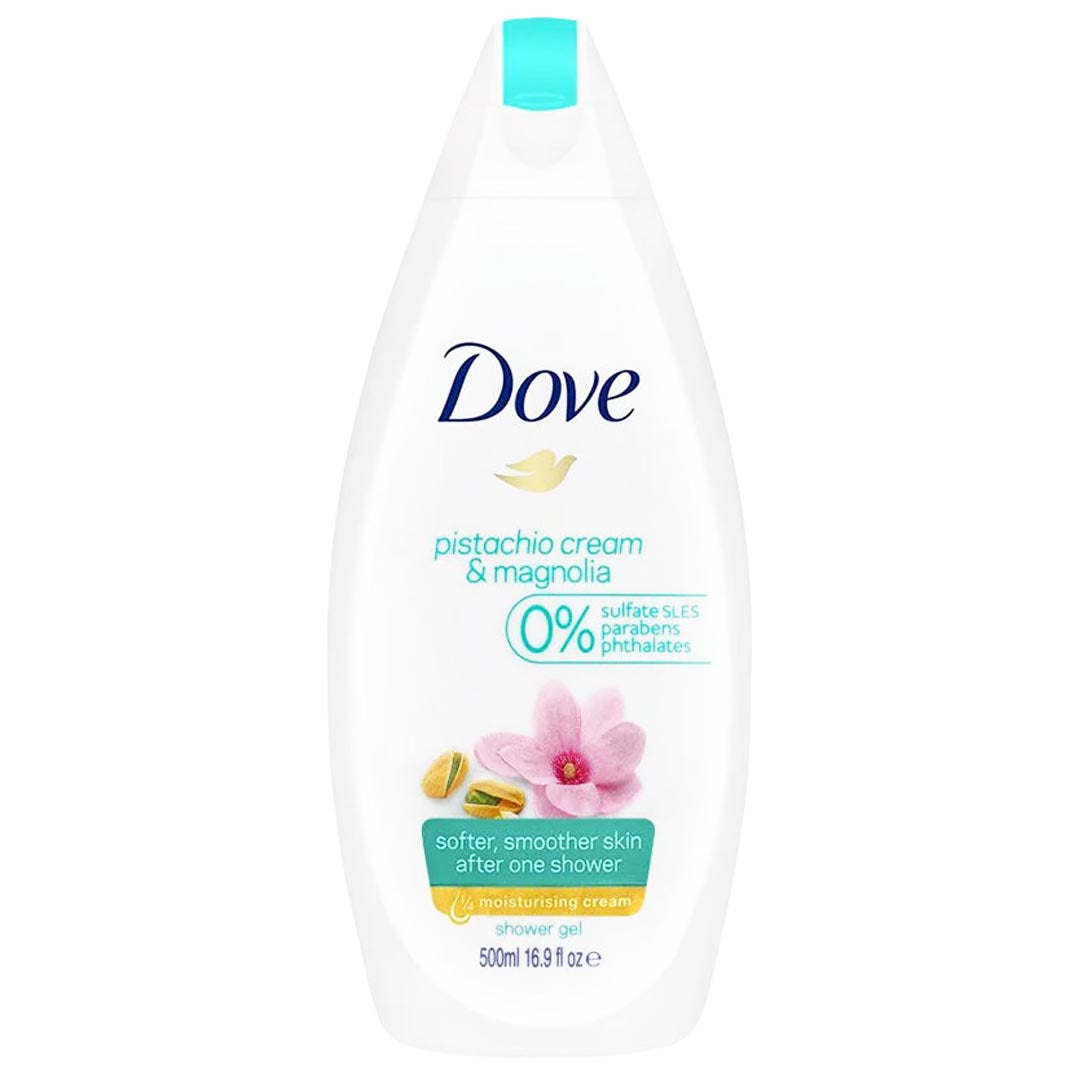 Dove Pistachio Cream & Magnolia Shower Gel, 500ml
