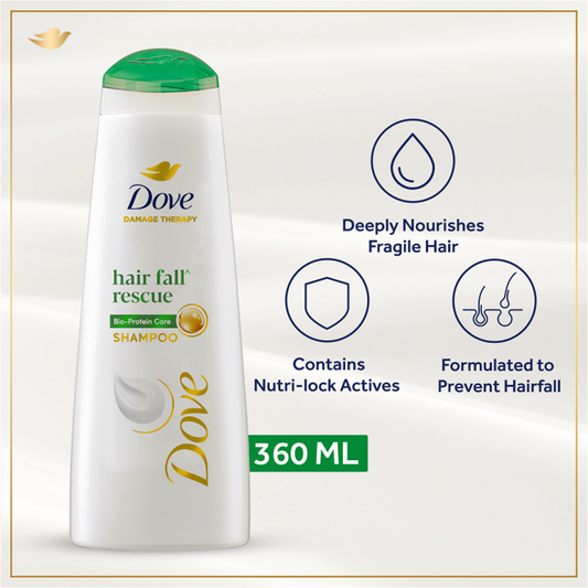 Dove Hair Fall Rescue Shampoo, 360ml