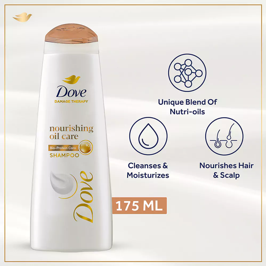 Dove Nourishing Oil Care Shampoo, 175ml