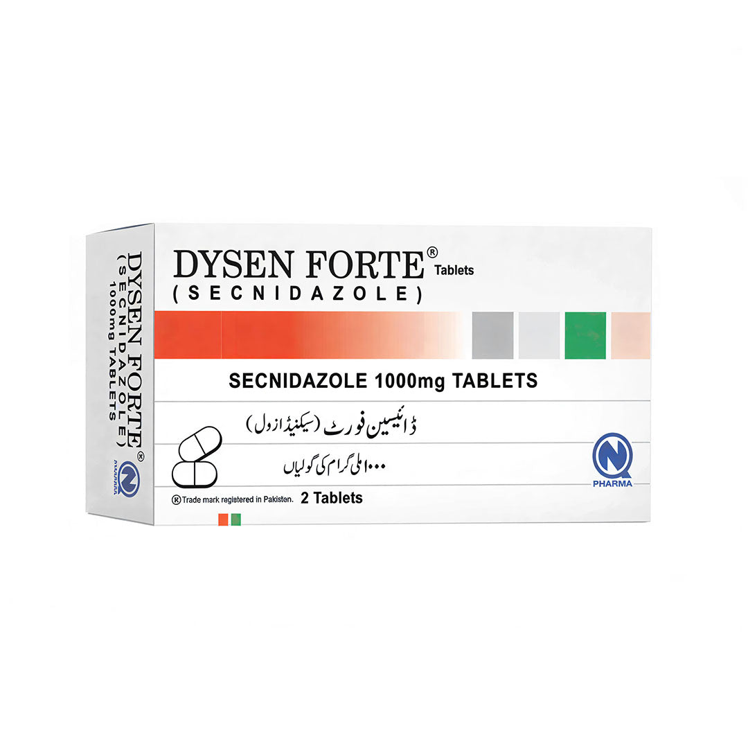 Dysen Forte (Secnidazole) 1000 mg, 2 Ct - Nabiqasim