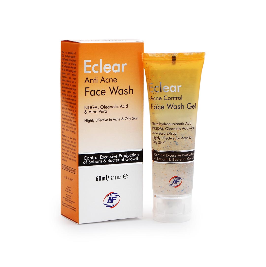 Eclear Anti Acne Face Wash 60ml AFTech Skincare