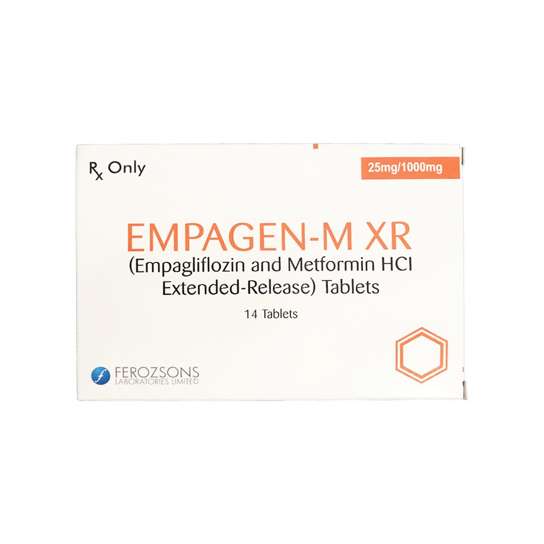 Empagen-M XR 25/1000mg, 14 Ct - Ferozsons