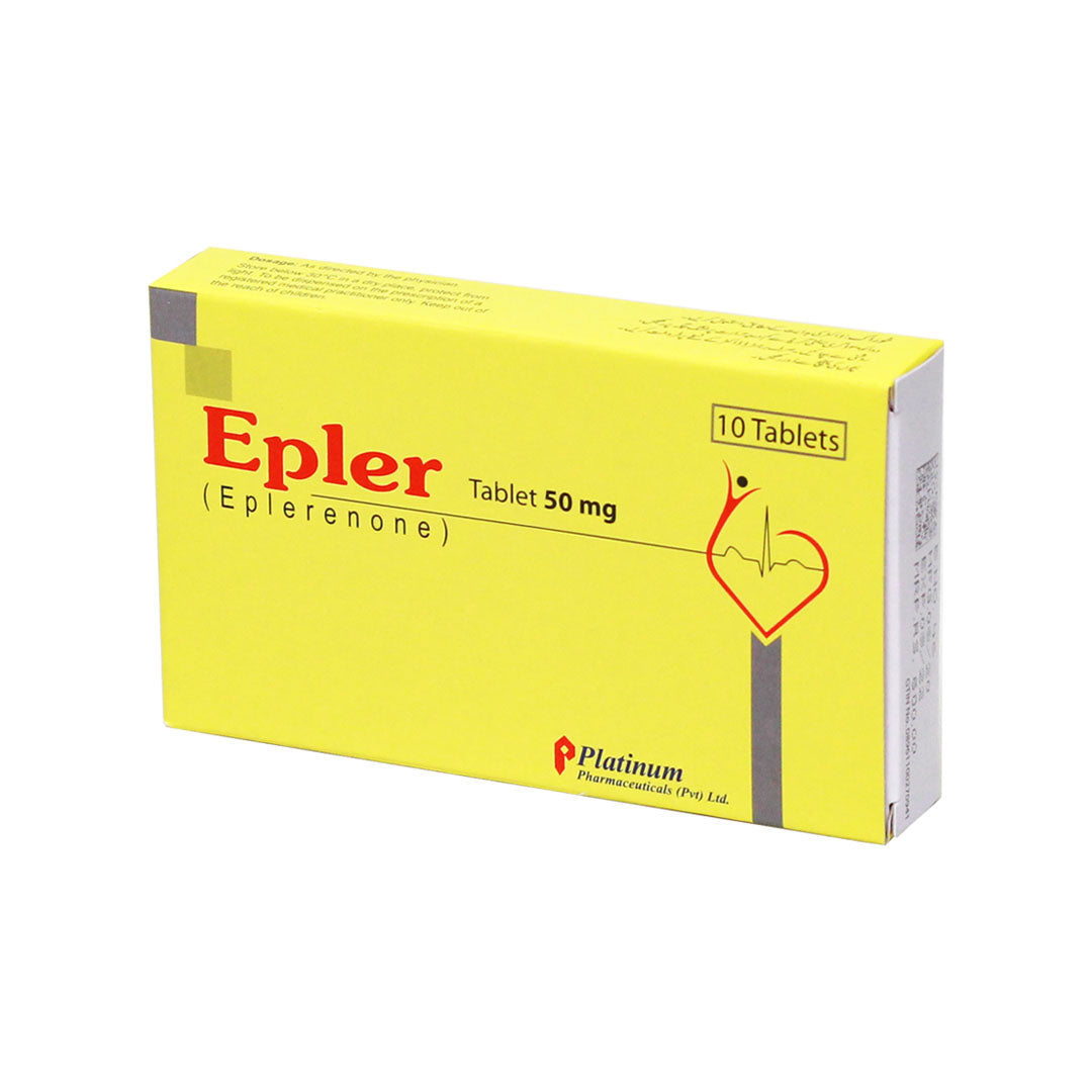 Epler (Eplerenone) 50mg, 10 Ct - Platinum Pharma
