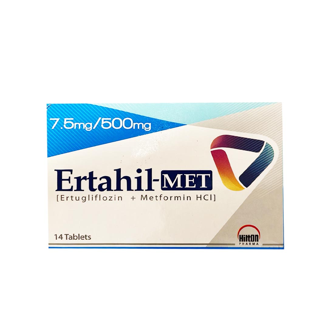 Ertahil-Met (Ertugliflozin/Metformin) Tablets 7.5/500mg, 14 Ct - Hilton