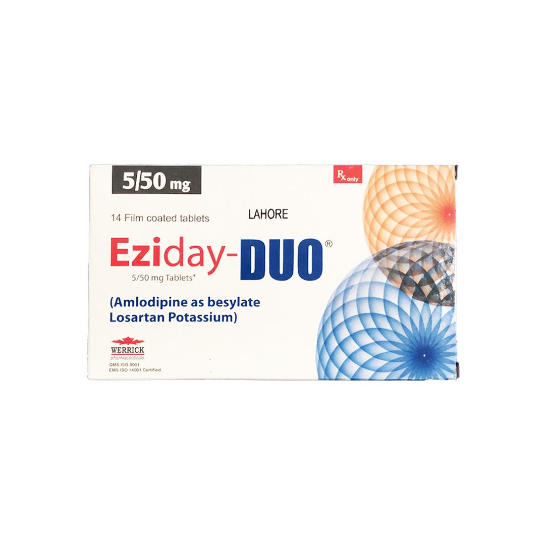 Eziday-Duo5-50mg_14 Ct-Werrick Pharma