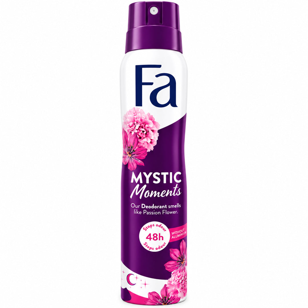 Fa Mystic Moments 48H Stops Odour Deodorant Spray, 150 ml