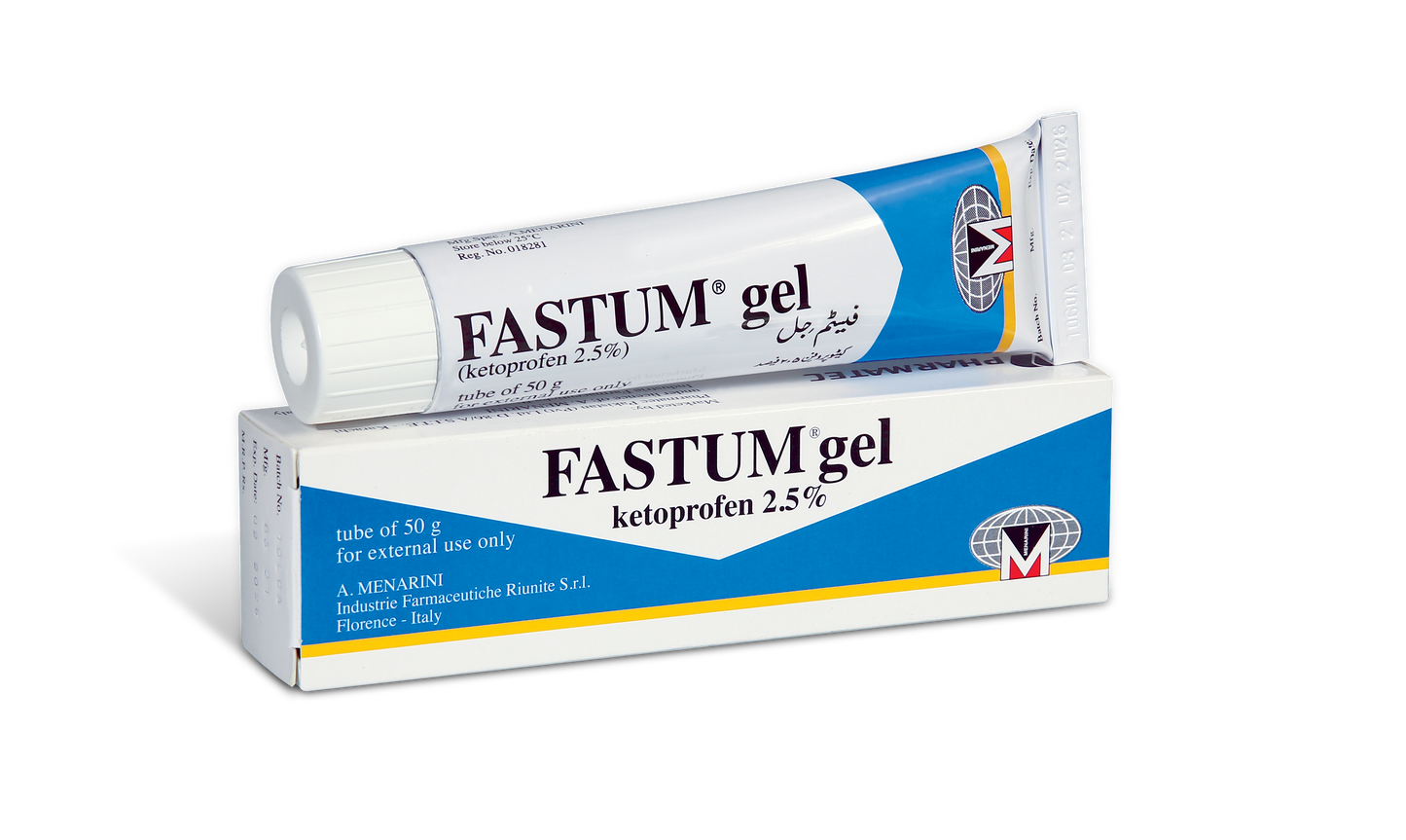 Fastum Gel 2.5%, 50g - Pharmatec