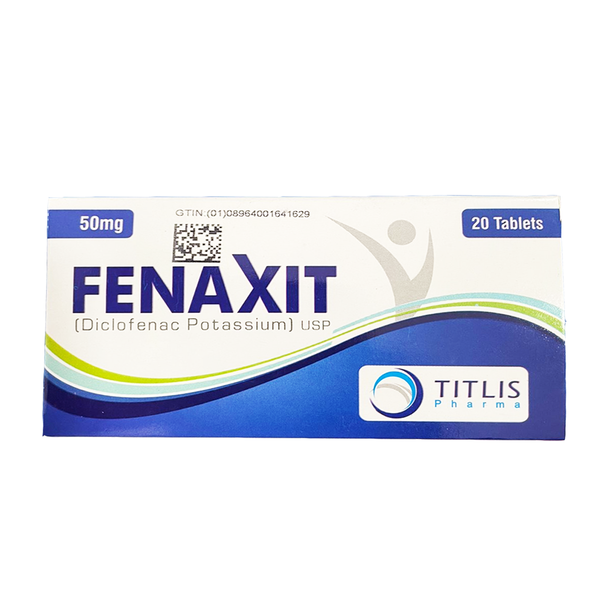 Fenaxit Tablets 50mg, 20 Ct - Titlis