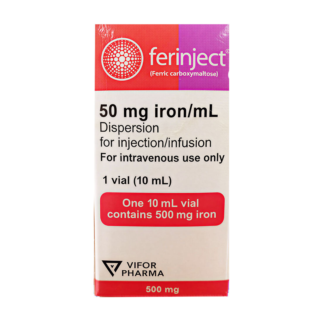 Ferinject (Ferric Carboxymaltose) 50mg iron/mL Injection, 1 Ct - Vifor Pharma