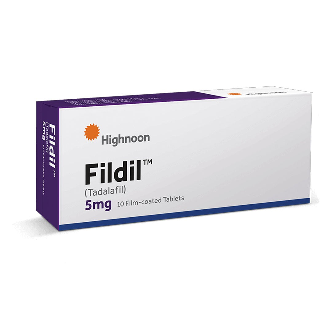 Fildil (Tadalafil) 5 mg, 10 Ct - Highnoon