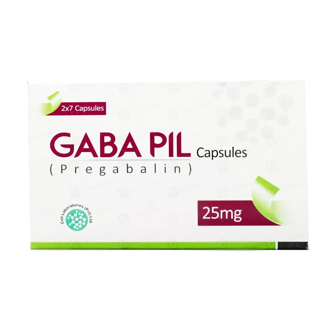 Gaba Pil Capsules 25mg, 14 Ct - Cell Laboratories