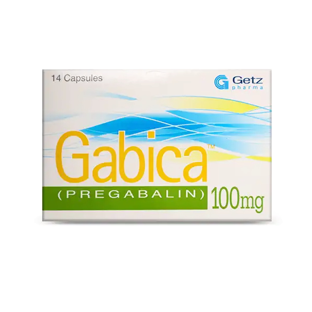 Gabica Capsules 100mg, 14 Ct - Getz Pharma