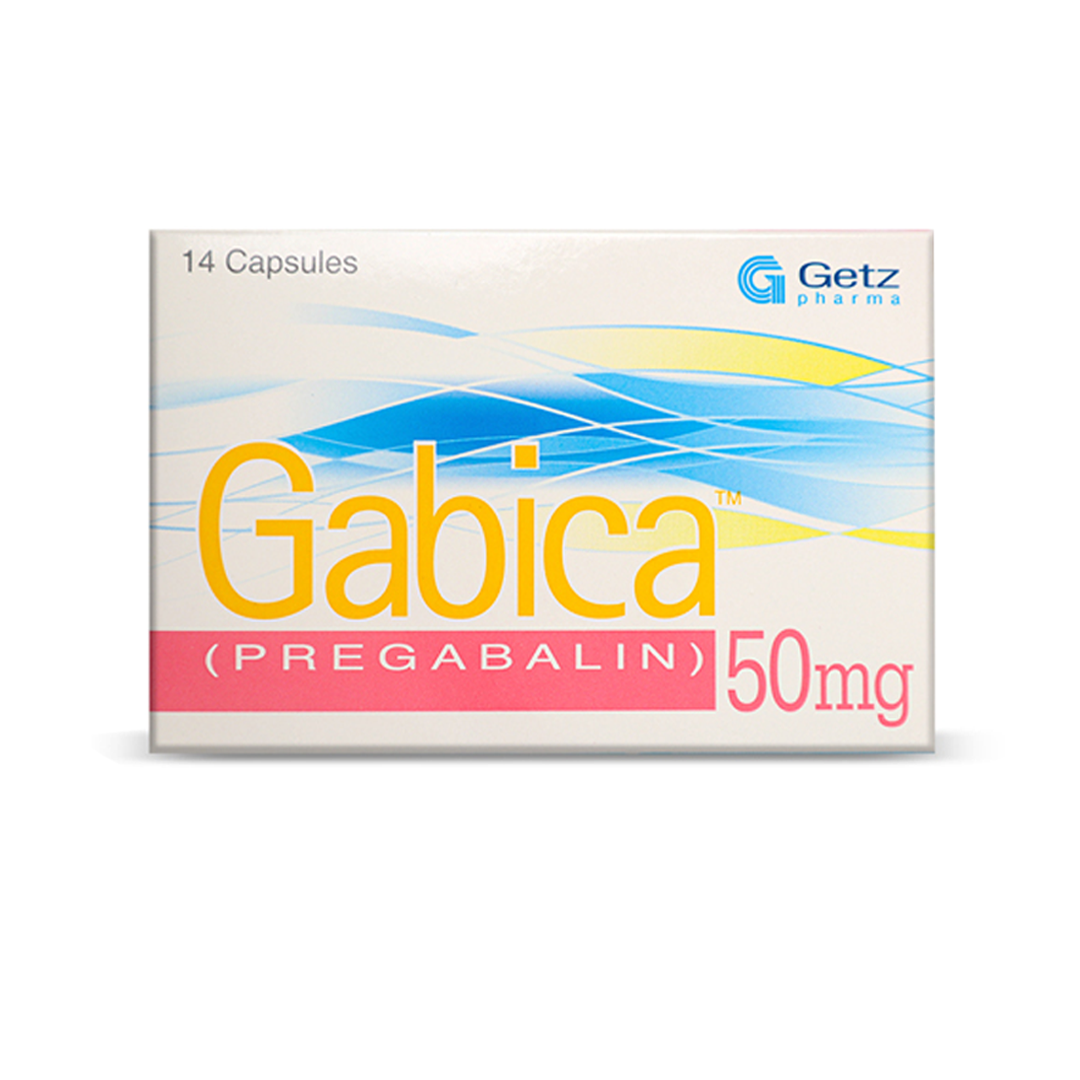 Gabica Capsules 50mg, 14 Ct - Getz Pharma