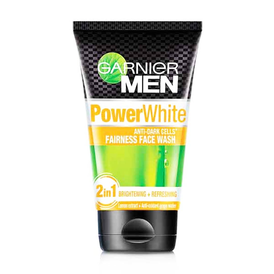 Garnier Men Power White Fairness Face Wash, 100ml