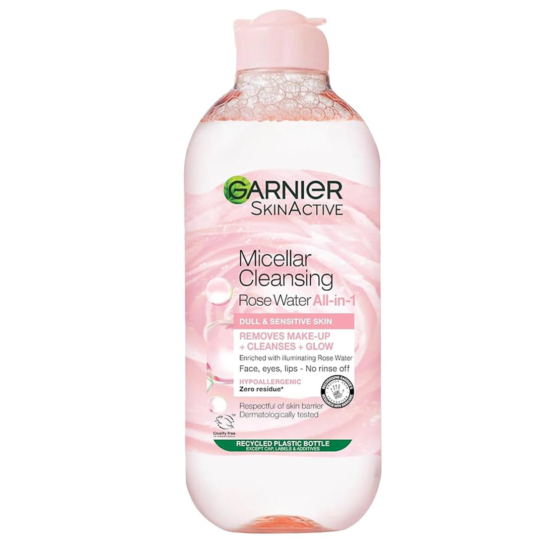 Garnier Micellar Cleansing Rose Water All in 1_Dull_Sensitive Skin_400ml