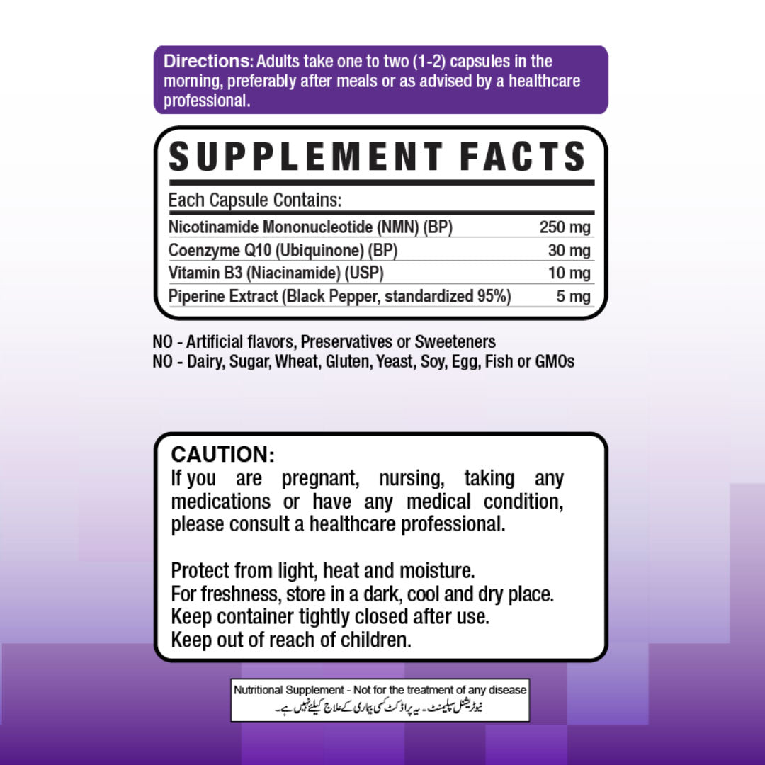 Get Alyve Artiz NMN With CoQ10, Vitamin B3 & Piperine Extract, 30 Ct