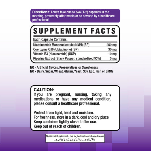 Get Alyve Artiz NMN With CoQ10, Vitamin B3 & Piperine Extract, 30 Ct