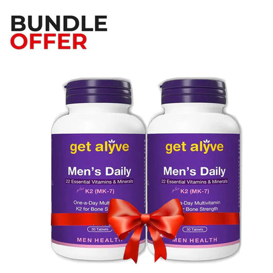 Get Alyve Men's Daily One A Day Multivitamin, 30 Ct