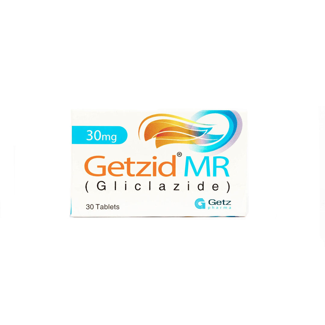 Getzid MR (Gliclazide) 30mg, 30 Ct - Getz Pharma